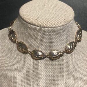 Sperry Vintage Gold Leaf Necklace